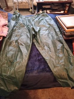 Green Leather Pants