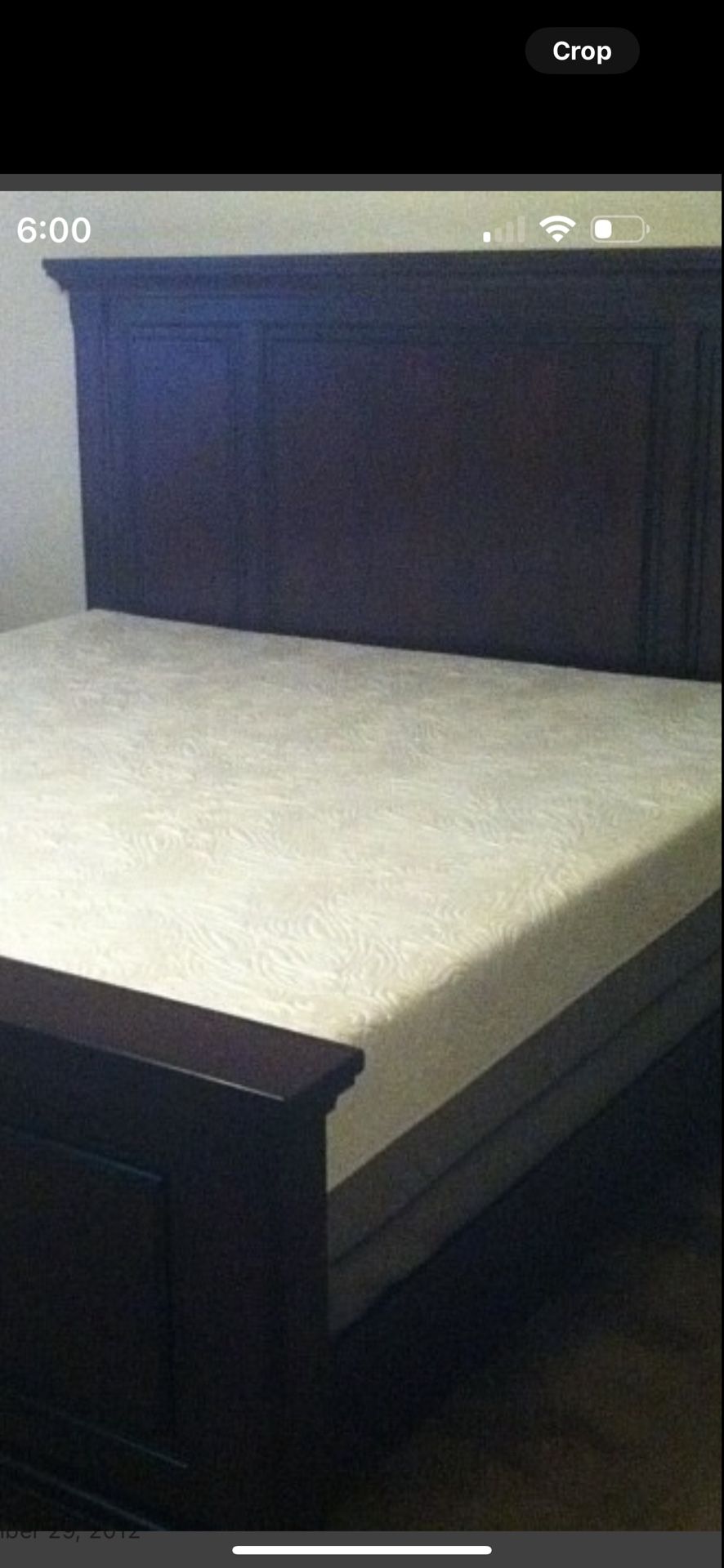 King Bed Headboard, Footboard , Railings And Frame