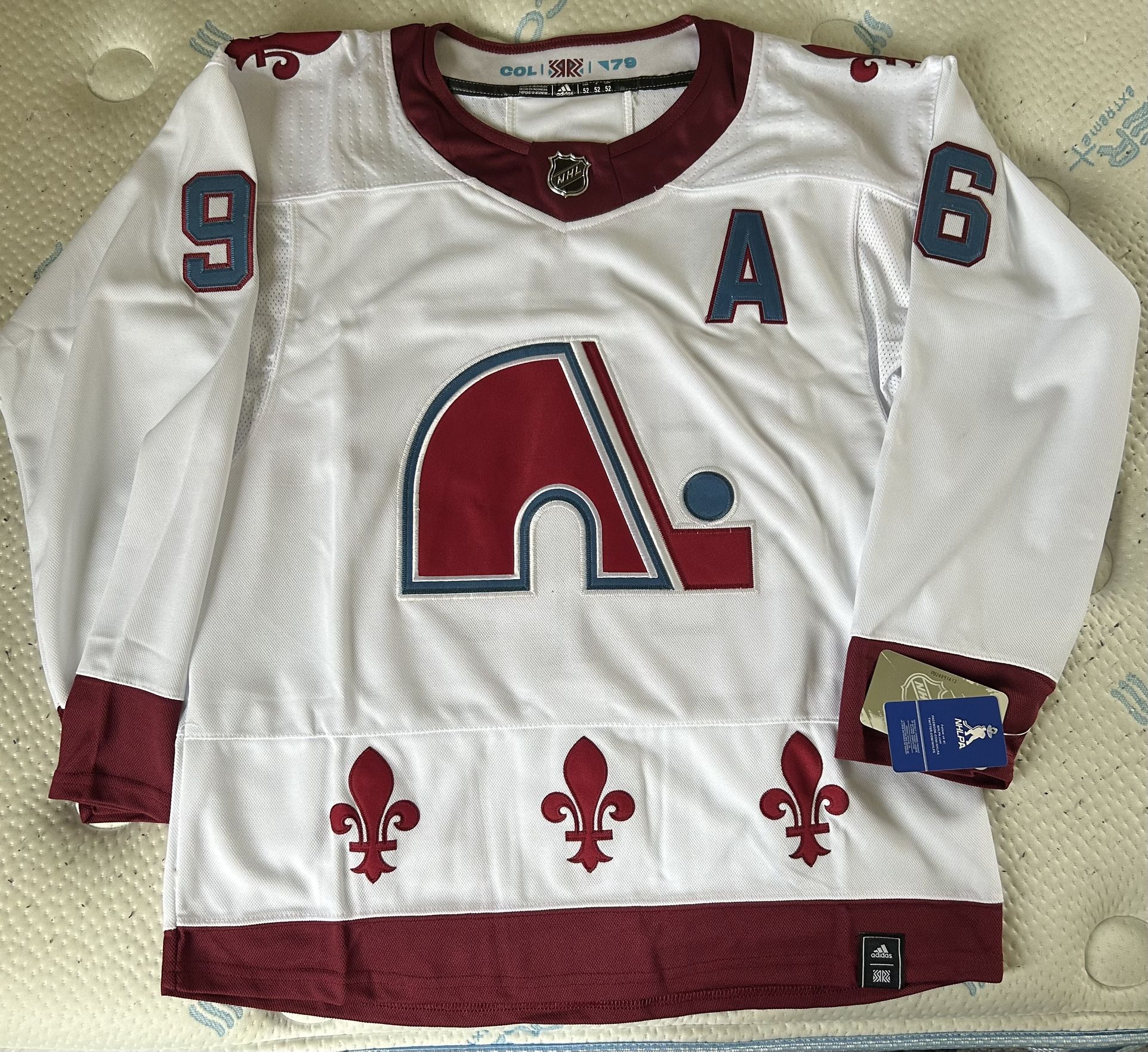 Colorado Avalanche Reverse Retro Jersey Rantanen Size 52 Large