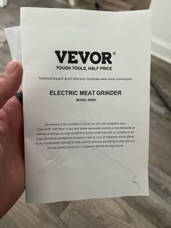 Vevor meat grinder