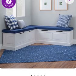 White Storage Bench - Gently Used