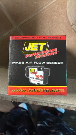 Jet mass air flow sensor