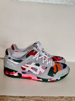 Mens's ASICS GEL-Lyte III OG x COMME des GARCONS SHIRT Camouflage Sneakers
