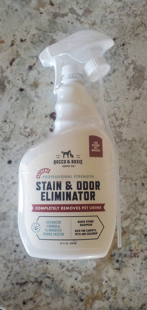 NEW Rocco & Roxie Extra Strength Pet Stain Odor Eliminator
