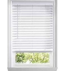 Home Decorators 35x72 Cordless Faux Wood Blinds – New