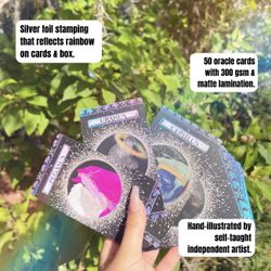 Oracle Deck, Black, Rainbow Foil Cards