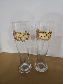 Tiki's Grill & Bar Waikiki Pilsner Glasses Set