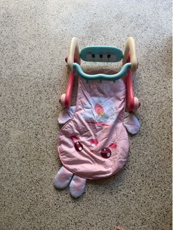 Baby tummy time and walker play station 3 in 1