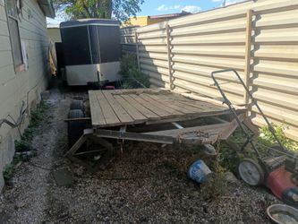 Trailer 6 x10 ft needs work couldn't put no more effort into it but anybody needs one I got to trade it