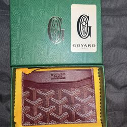 Goyard Cardholder Wallet Burgundy