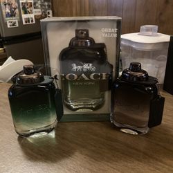 NEW Coach Men's Colognes
