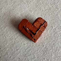 Brick Heart Brooches