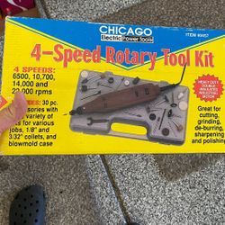 Rotary 4 Speed With Attachments