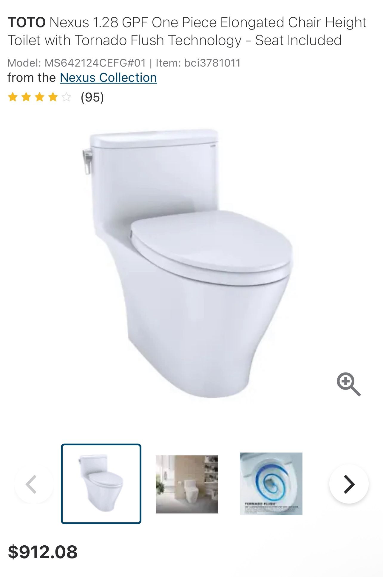 Toto Nexus Toilet