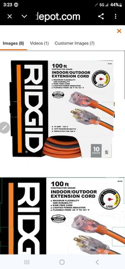 Usef heavy duty ridgid cord