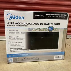 Midea5,000 BTU150SqftMechanicalWindow AirConditioner, Black