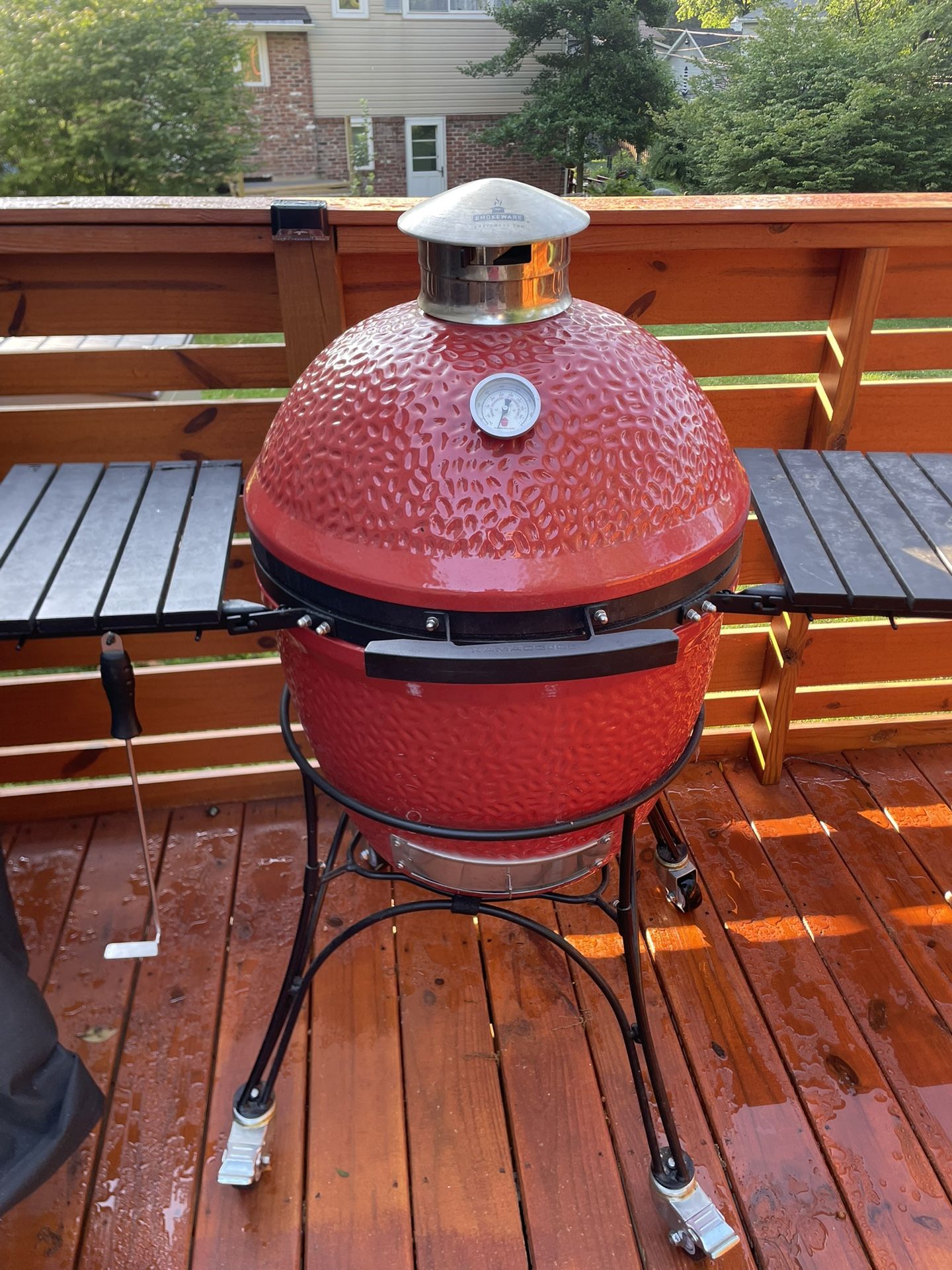 Kamado Joe Classic 18” – Lightly Used (Only for Pizza!) includes a bunch of extras
