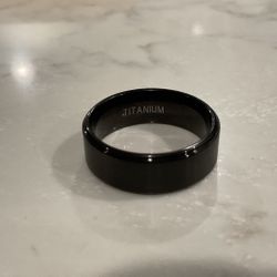 Black Titanium Ring - Size 10 - Brand New - $10