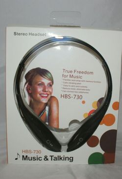 Bluetooth wireless headset ,earphones hear music and answer calls