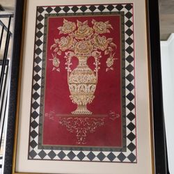 4.5 Feet Large picture. Real Wood Frame.