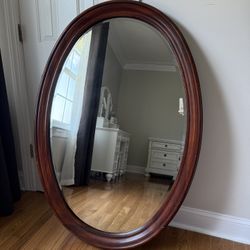Mirror With a solid wood frame 
