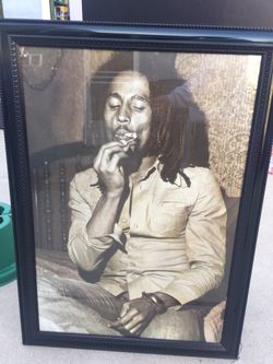 Bob Marley framed poster