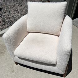 Sherpa Accent Chair - Cream