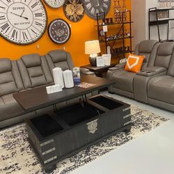 Genuine Leather Power Reclining Sofa Or Love Sest Your Choice