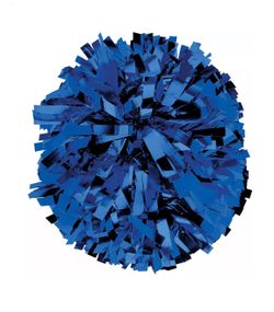 2 Elite Chasse Cheer Solid Metallic Pom Poms 
