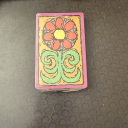 Vintage Floral Design Playing Cards 
