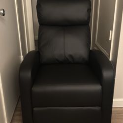 Black Recliner Sofa