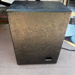 Black Subwoofer Speaker Cabinet