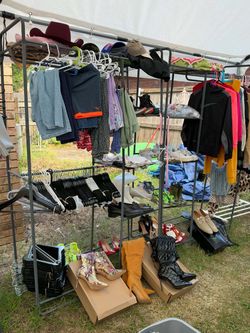 Big Lot Of Clothes And Shoes