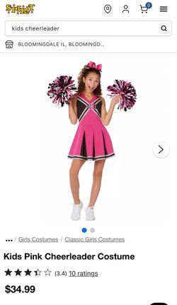 Toddler cheerleader costume size 4-6