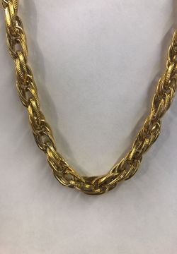 Brand New Stainless Steel Gold Tone Chain 24”
