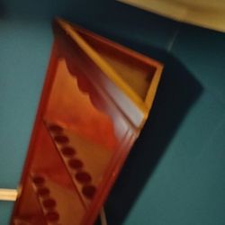 Wooden Corner , Shelf , Complete With Total Of Two 