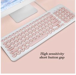 Wired Keyboard Desktop Computer Notebook Ultra-Thin Mute Learning Office Punk Key Cap Keyboard