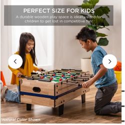 4-in-1 Multi Game Table Set w/ Air Hockey, Table Tennis, Billiards, Foosball