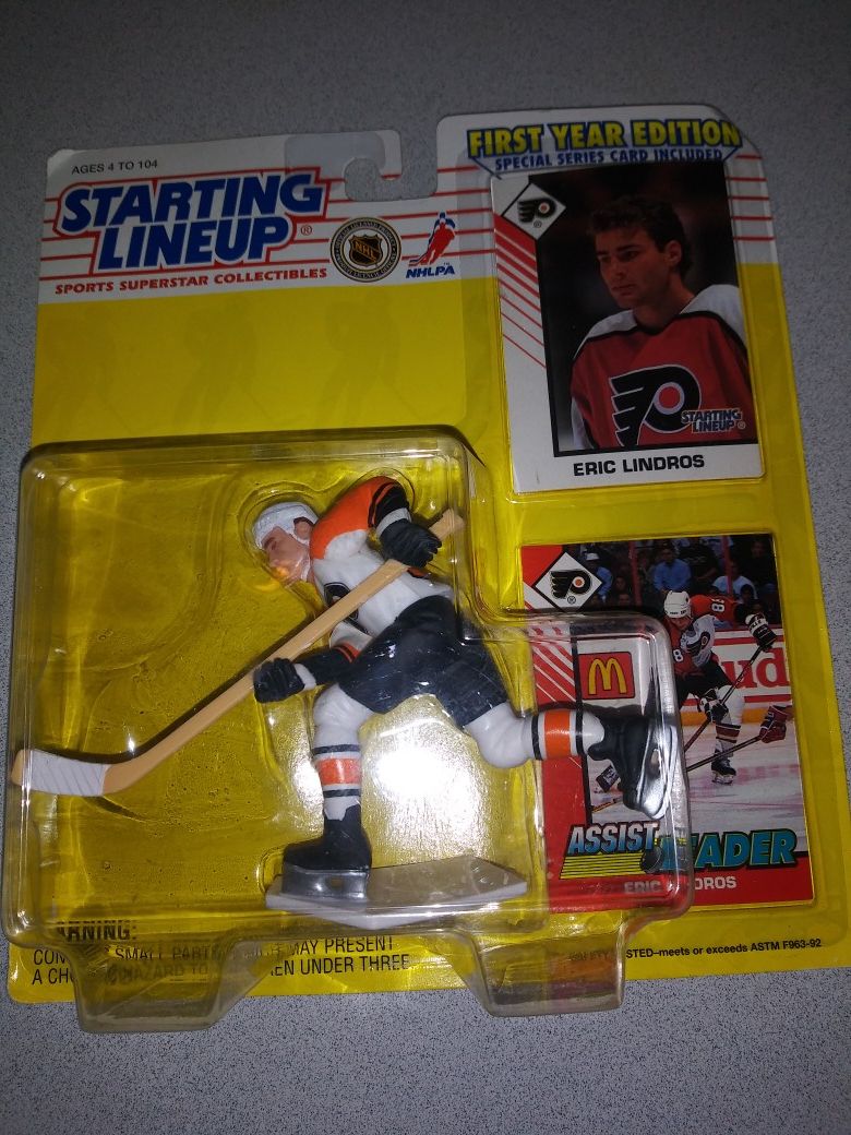 VINTAGE 1993 STARTING LINEUP ERIC LINDROS NEW FACTORY SEALED