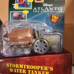Atlantis The Lost Empire Command Car, Water Tanker, Chuck Wagon