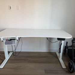 VIVO 63" x 32" Electric Desk with Touch Screen Memory Controller