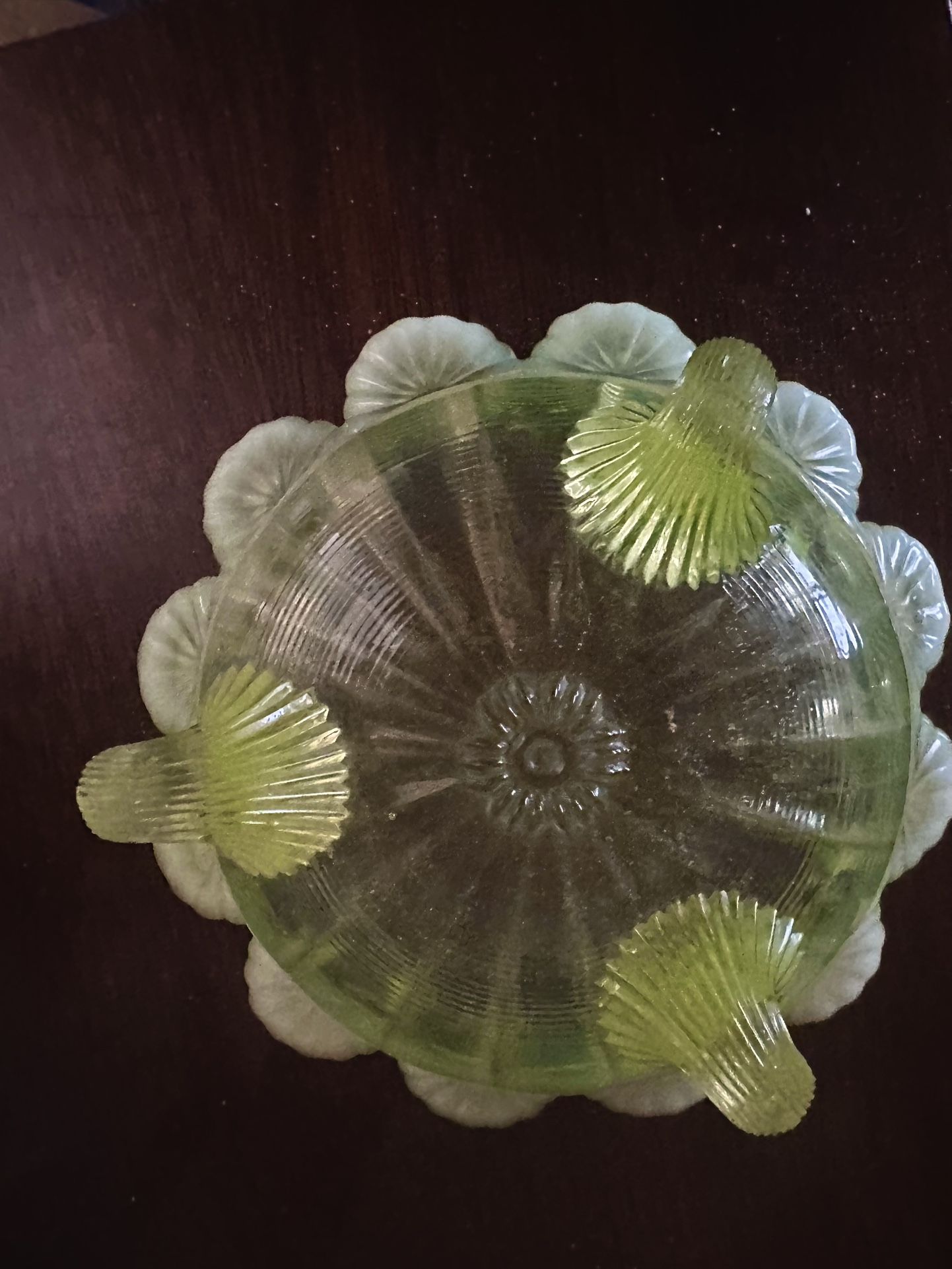 Antique Vasolene Glass