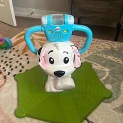 Kids Fisher Price Bounce And Spin Puppy