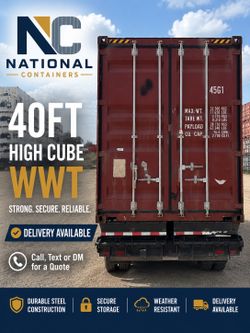 40FT High Cube Shipping Container - Working Worthy - Dallas TX