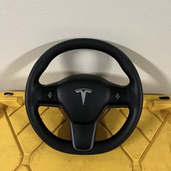 Tesla Model Y Steering Wheel. OEM