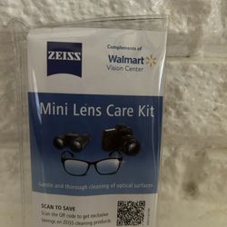 NEW ZEISS MINI LENS CARE KIT SPRAY CLOTH EYEGLASSES CAMERA BINOCULARS FREE SSH