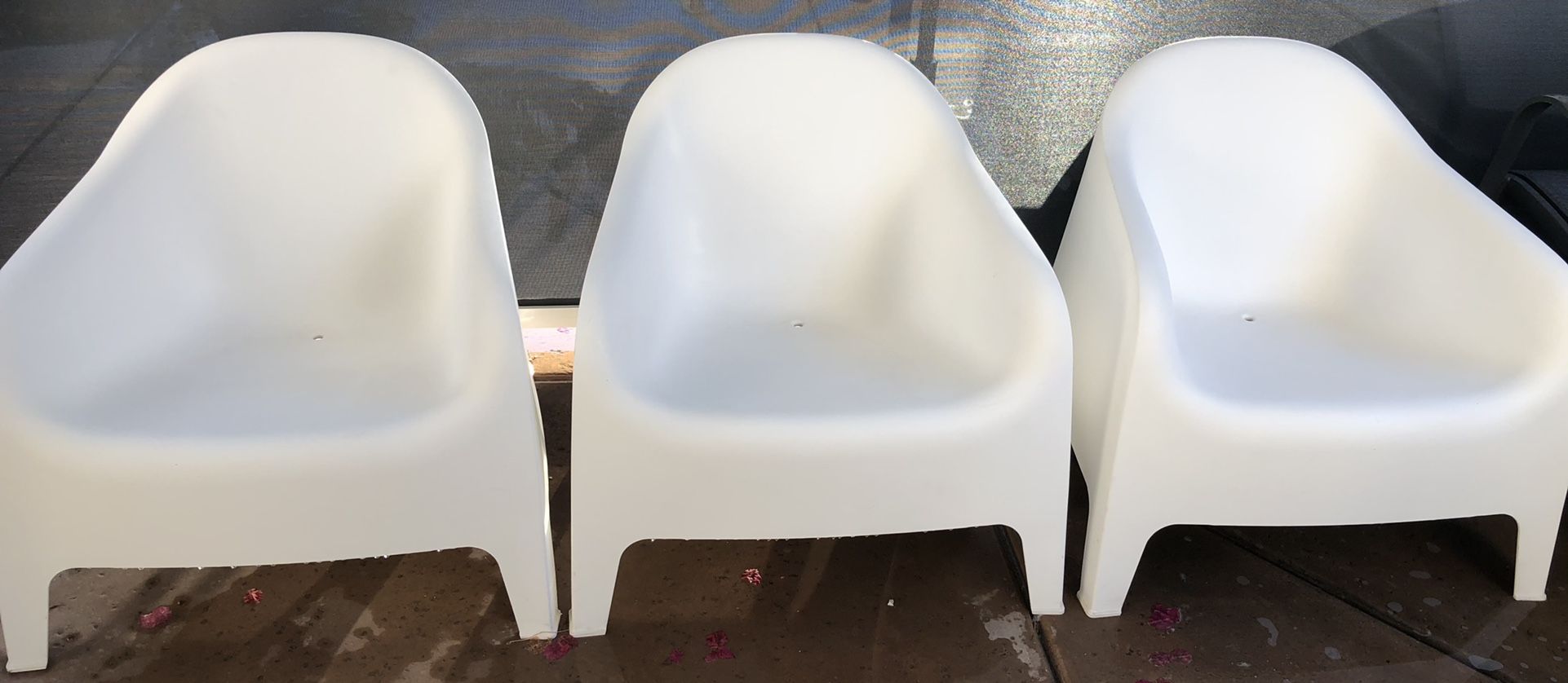 IKEA “SKARPO” PATIO CHAIRS (Set of 3)