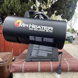Mr. Heater Contractor Series 60,000 BTU Forced Air Propane Outdoor Space Heater with 10 ft. Hose and Regulator