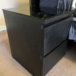 IKEA 2 drawer end table