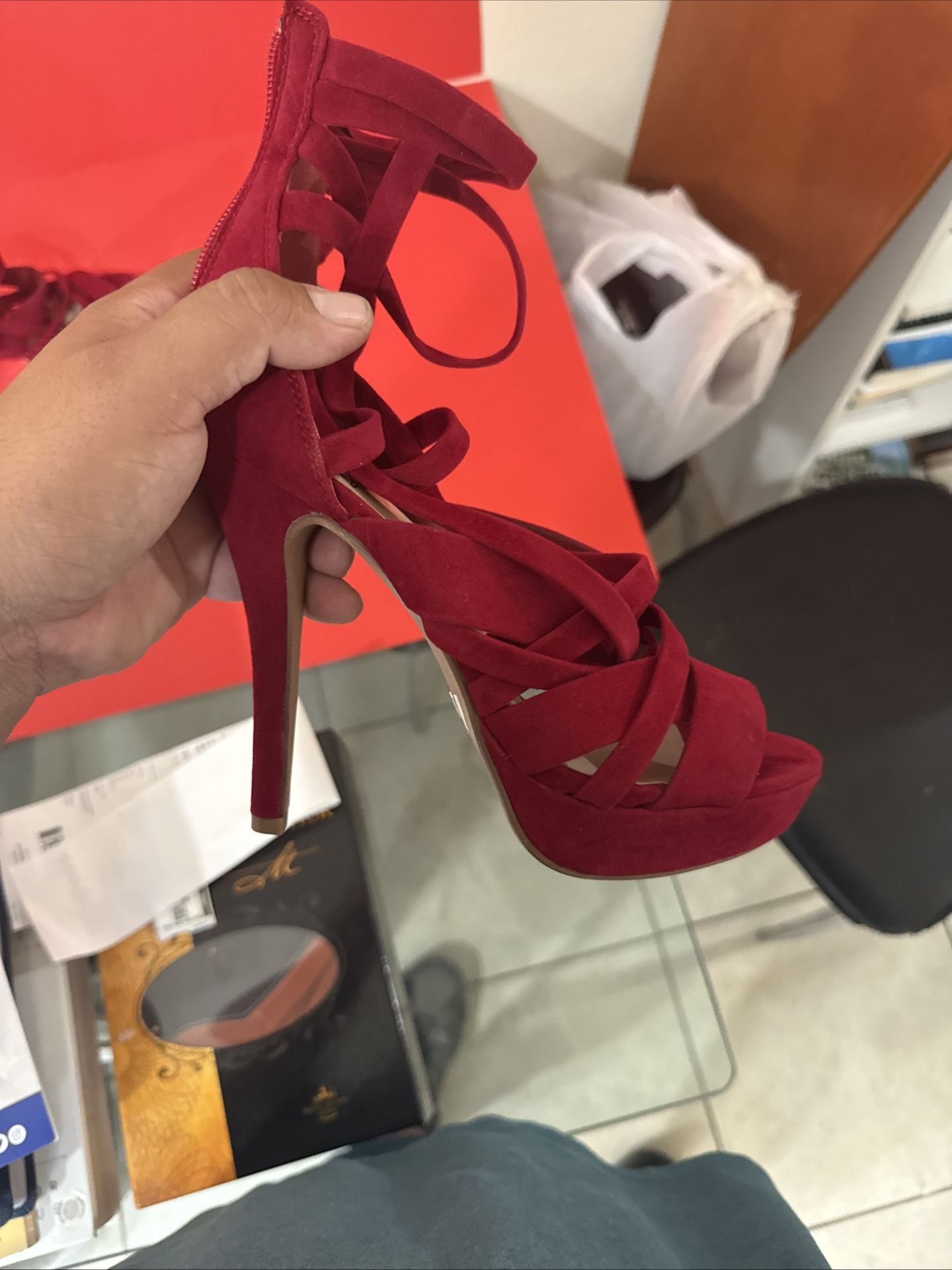 Sandalias de tacón de bloque grueso de 3 pulgadas